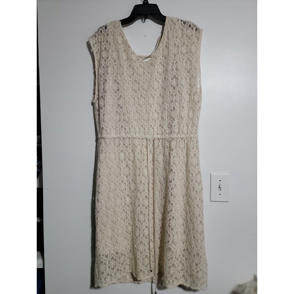 Cato Aqua Lace Fully Lined Tiered Girls Church Dress Size L 14/16